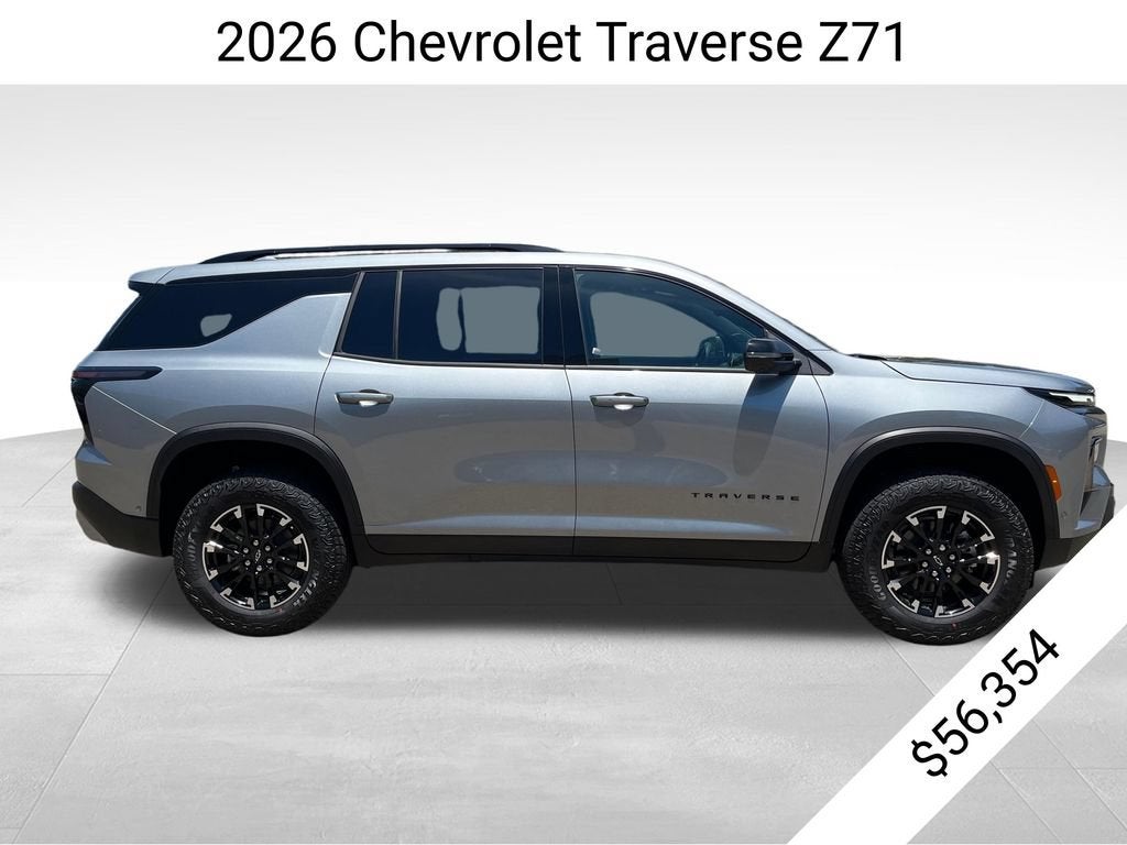 2026 Chevrolet Traverse — side profile view